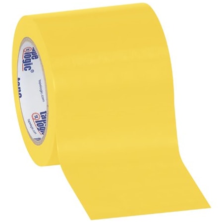 Tape Logic 4'' x 36 yds. Yellow Tape Logic Solid Vinyl Safety Tape, 3PK T94363PKY